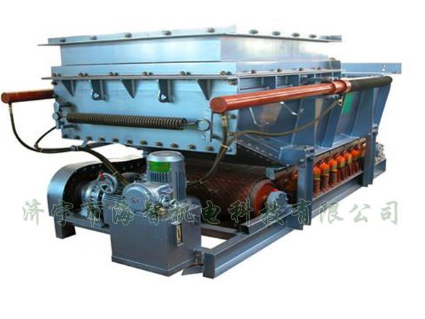 它將帶式（甲帶）給料機(jī)的手動(dòng)檢修閘門改為電動(dòng)、液動(dòng)或氣動(dòng)控制閥門，增大了閘門推力